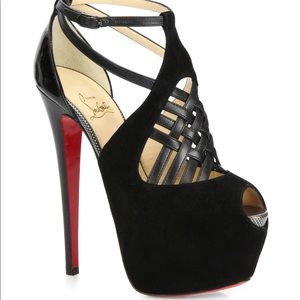 Christian Louboutin Carlota Patent Platform Sandal